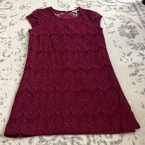 Burgundy dress size L